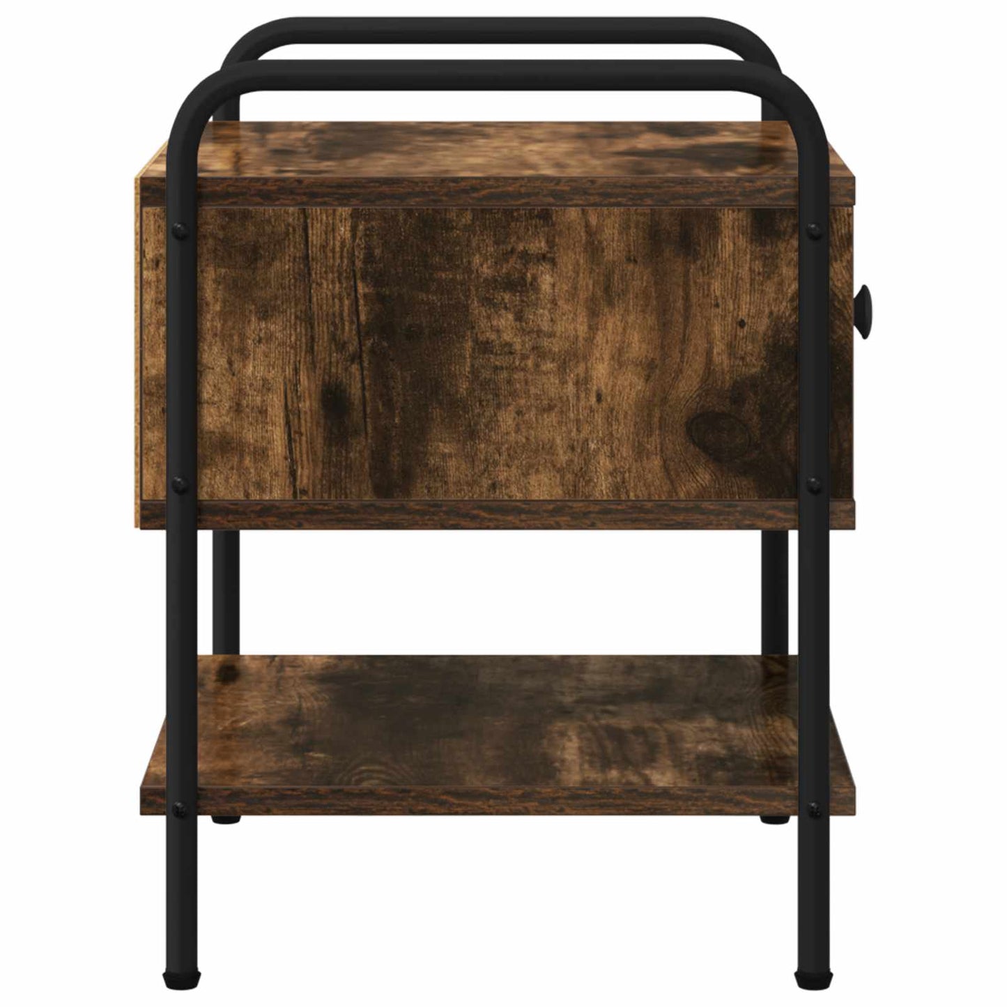 Bedside Cabinet 2 pcs Smoked Oak 35 x 36.5 x 47 cm