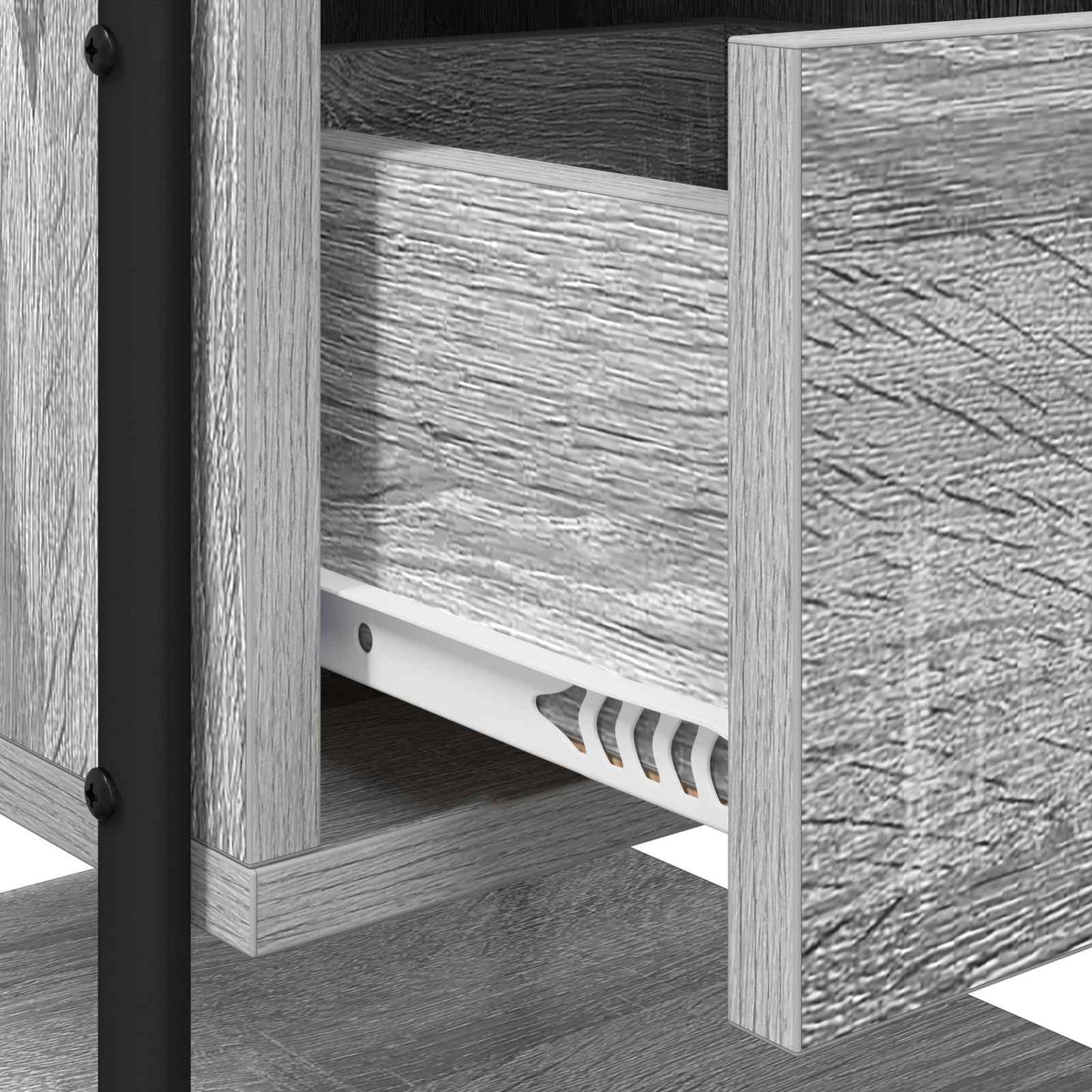 Bedside Cabinet Grey Sonoma 35 x 36.5 x 47 cm Engineered Wood