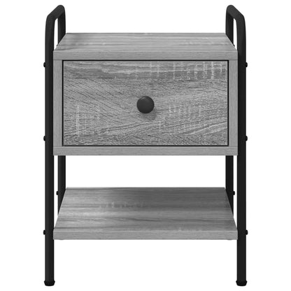 Bedside Cabinet Grey Sonoma 35 x 36.5 x 47 cm Engineered Wood
