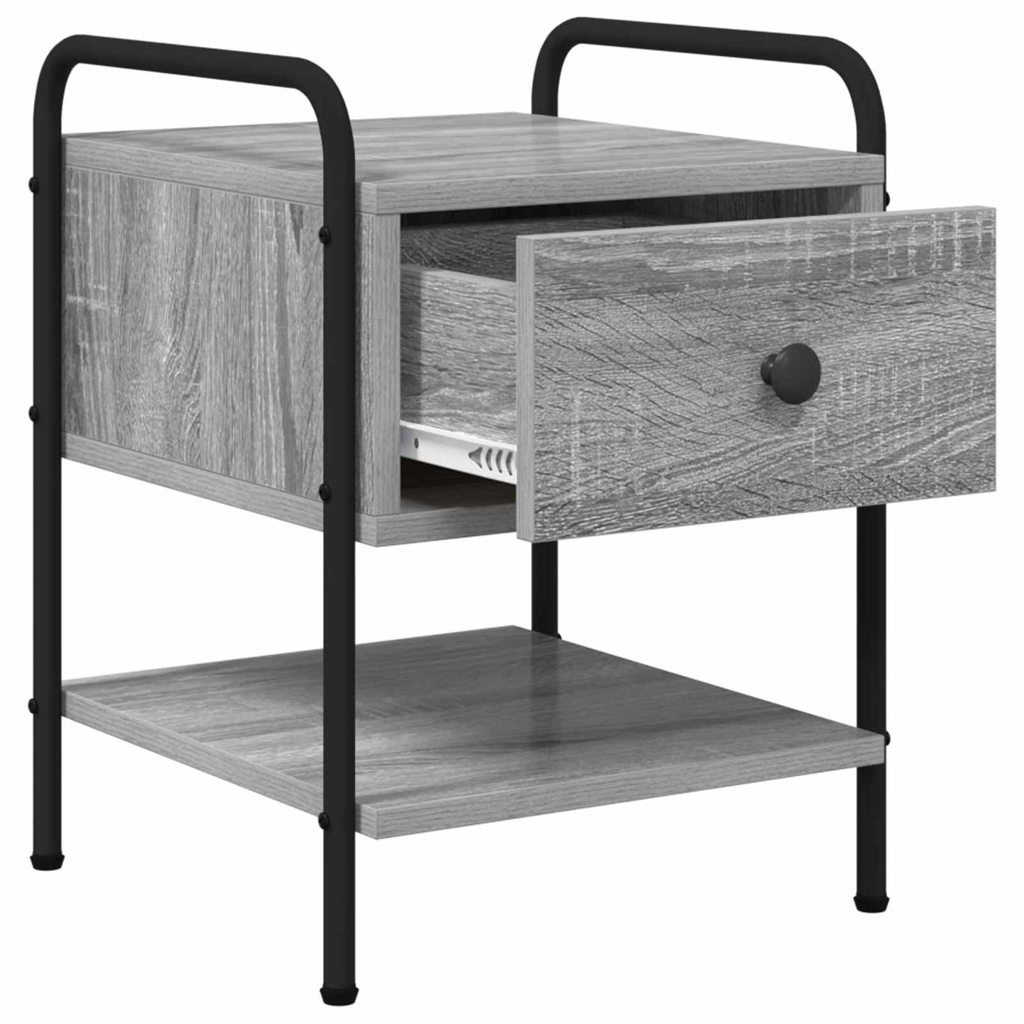 Bedside Cabinet 2 pcs Grey Sonoma 35 x 36.5 x 47 cm