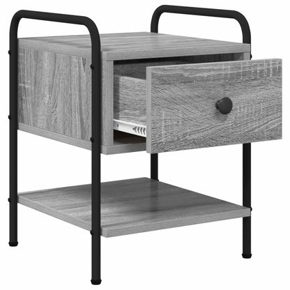 Bedside Cabinet 2 pcs Grey Sonoma 35 x 36.5 x 47 cm