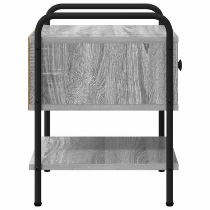 Bedside Cabinet 2 pcs Grey Sonoma 35 x 36.5 x 47 cm