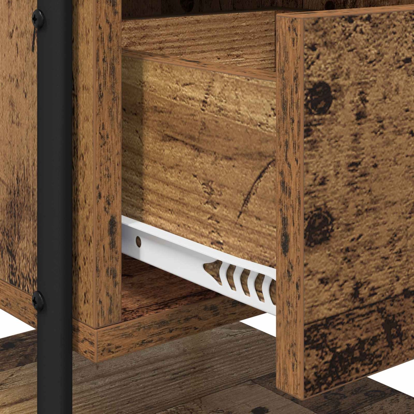 Bedside Cabinet 2 pcs Old Wood 35 x 36.5 x 47 cm