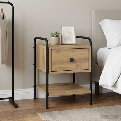 Bedside Cabinet Artisan Oak 35 x 36.5 x 47 cm Engineered Wood