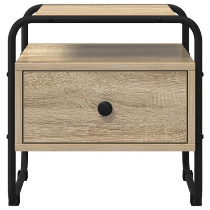 Bedside Cabinet Sonoma Oak 40 x 39.5 x 40 cm Engineered Wood