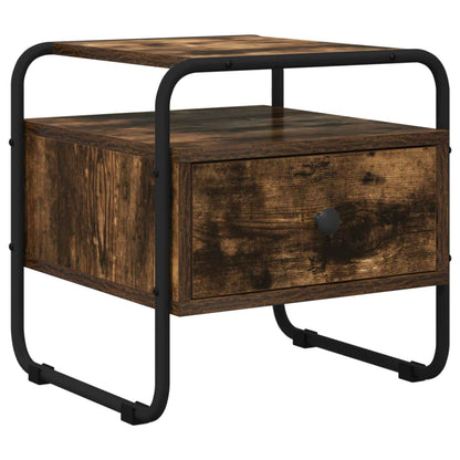 Bedside Cabinet 2 pcs Smoked Oak 40 x 39.5 x 40 cm