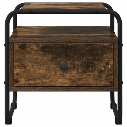 Bedside Cabinet 2 pcs Smoked Oak 40 x 39.5 x 40 cm
