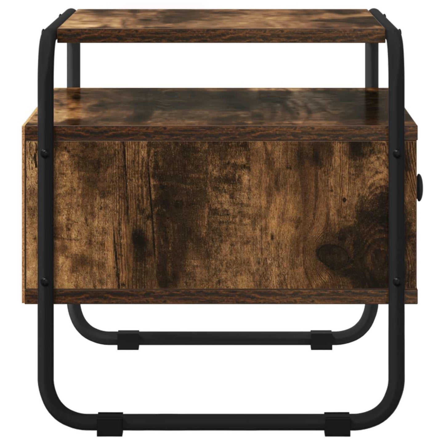 Bedside Cabinet 2 pcs Smoked Oak 40 x 39.5 x 40 cm
