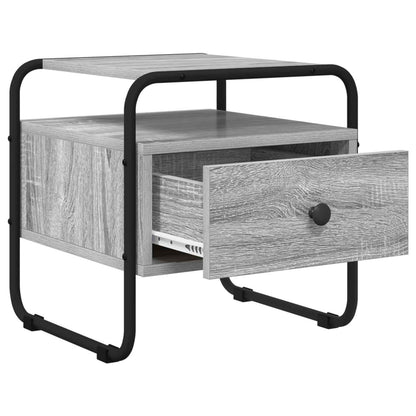 Bedside Cabinet 2 pcs Grey Sonoma 40 x 39.5 x 40 cm