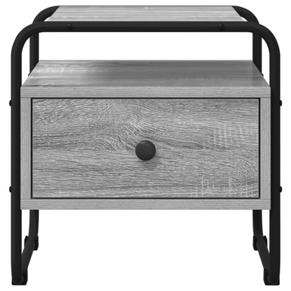 Bedside Cabinet 2 pcs Grey Sonoma 40 x 39.5 x 40 cm