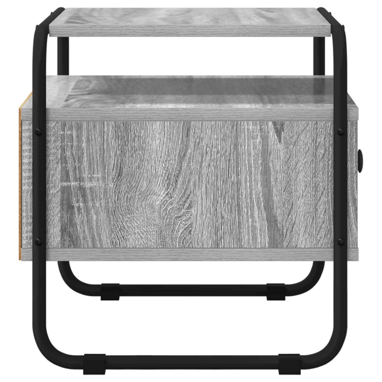 Bedside Cabinet 2 pcs Grey Sonoma 40 x 39.5 x 40 cm
