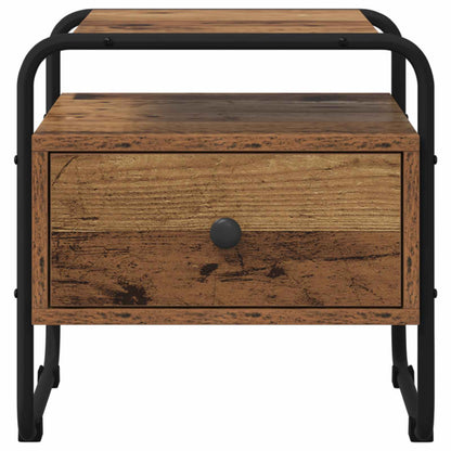 Bedside Cabinet Old Wood 40 x 39.5 x 40 cm Engineered Wood