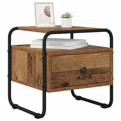 Bedside Cabinet Old Wood 40 x 39.5 x 40 cm Engineered Wood