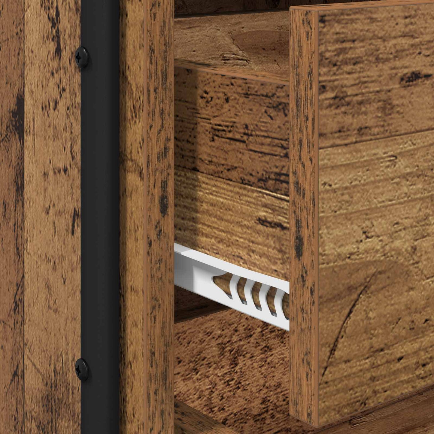 Bedside Cabinet 2 pcs Old Wood 40 x 39.5 x 40 cm