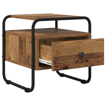 Bedside Cabinet 2 pcs Old Wood 40 x 39.5 x 40 cm