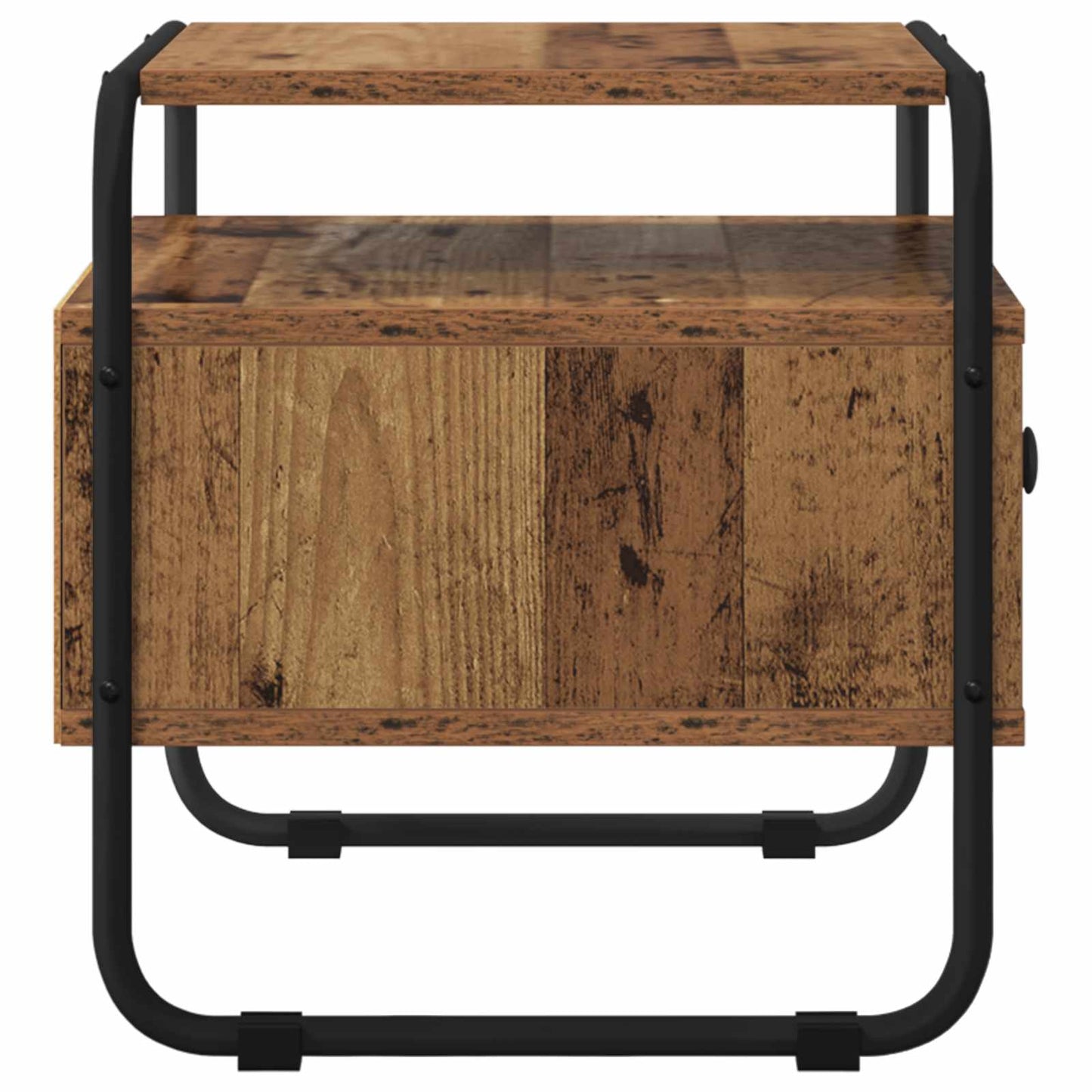 Bedside Cabinet 2 pcs Old Wood 40 x 39.5 x 40 cm