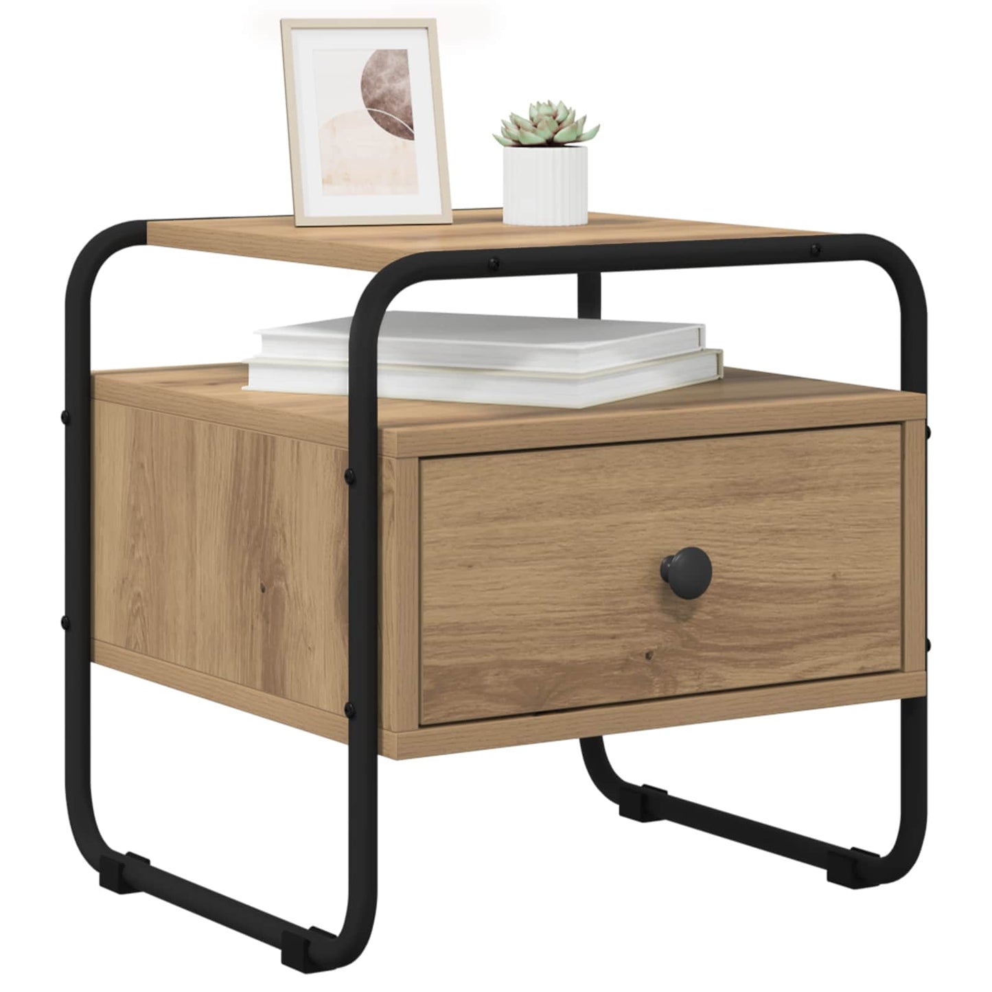 Bedside Cabinet 2 pcs Artisan Oak 40 x 39.5 x 40 cm