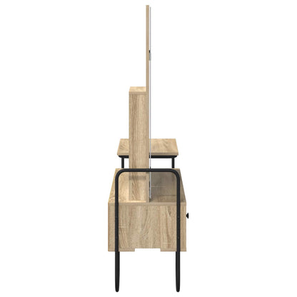 Dressing Table Sonoma Oak 100 x 36.5 x 136 cm Engineered Wood