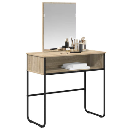 Dressing Table Sonoma Oak 81 x 40 x 131 cm Engineered Wood