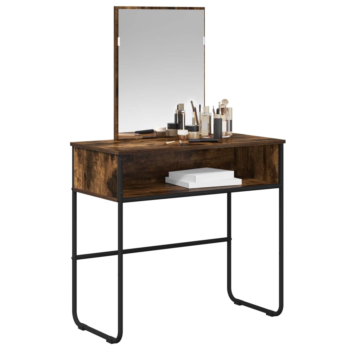 Dressing Table Smoked Oak 81 x 40 x 131 cm Engineered Wood