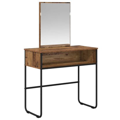 Dressing Table Old Wood 81 x 40 x 131 cm Engineered Wood