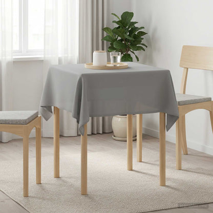 Table Cloth 5 pcs Square Light Grey 90 x 90 cm Polyester