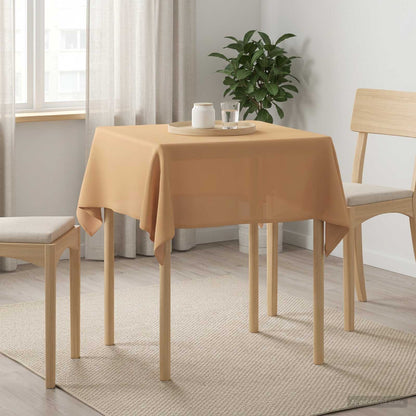 Table Cloth 5 pcs Square Beige 90 x 90 cm Polyester