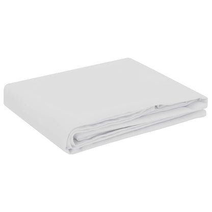 Table Cloth Rectangular White 110 x 140 cm Polyester