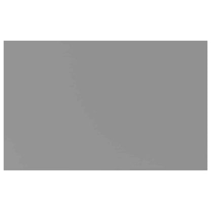 Table Cloth Rectangular Light Grey 140 x 220 cm Polyester