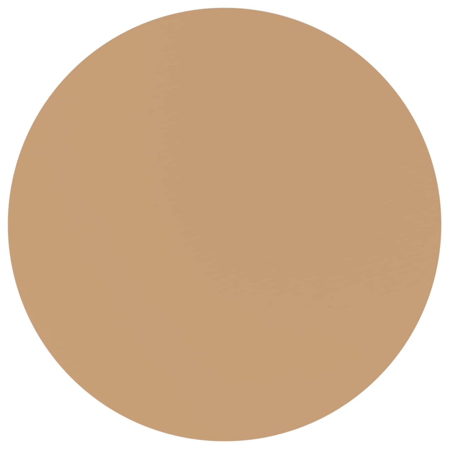 Table Cloth Round Beige Ø 160 cm Polyester