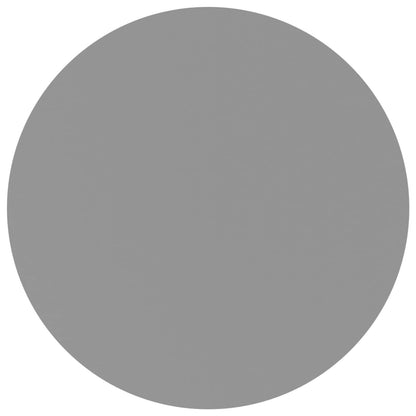 Table Cloth Round Light Grey Ø 180 cm Polyester