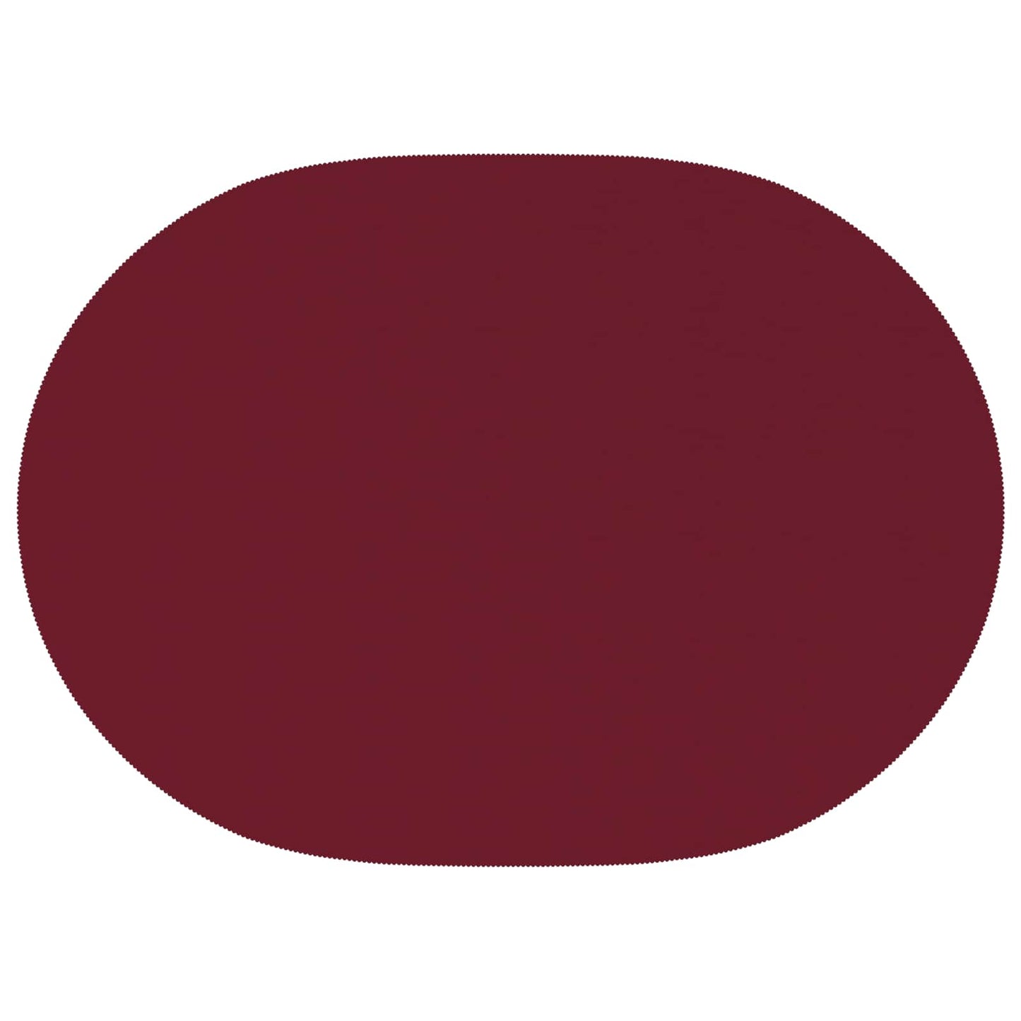Table Cloth Oval Wine Red 130 x 220 cm Polyester