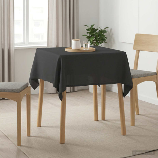 Table Cloth Square Dark Grey 140 x 140 cm