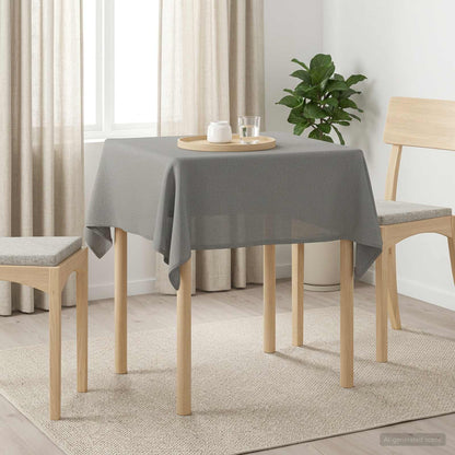 Table Cloth 5 pcs Square Light Grey 90 x 90 cm