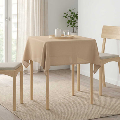 Table Cloth 5 pcs Square Beige 110 x 110 cm