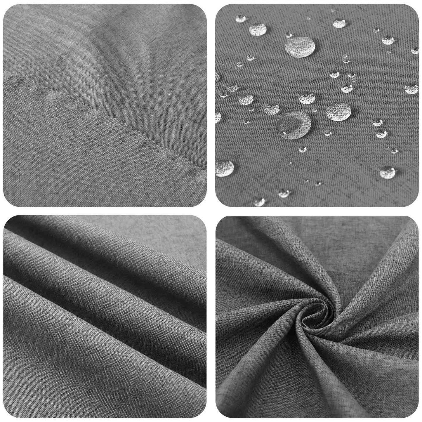 Table Cloth Round Light Grey Ø 140 cm