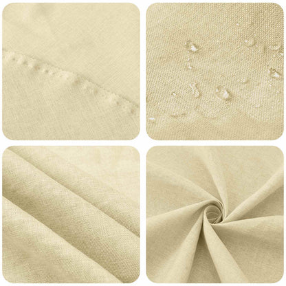 Table Cloth Round Cream White Ø 160 cm