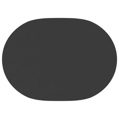 Table Cloth Oval Dark Grey 160 x 220 cm