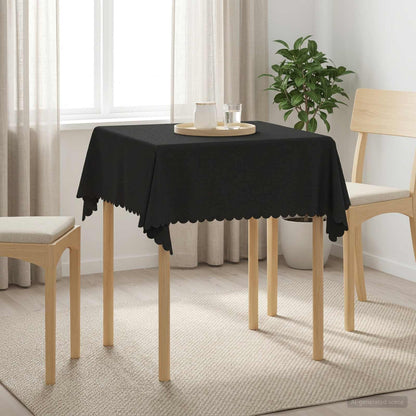 Table Cloth Square Dark Grey 110 x 110 cm
