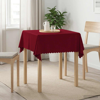 Table Cloth 5 pcs Square Wine Red 90 x 90 cm