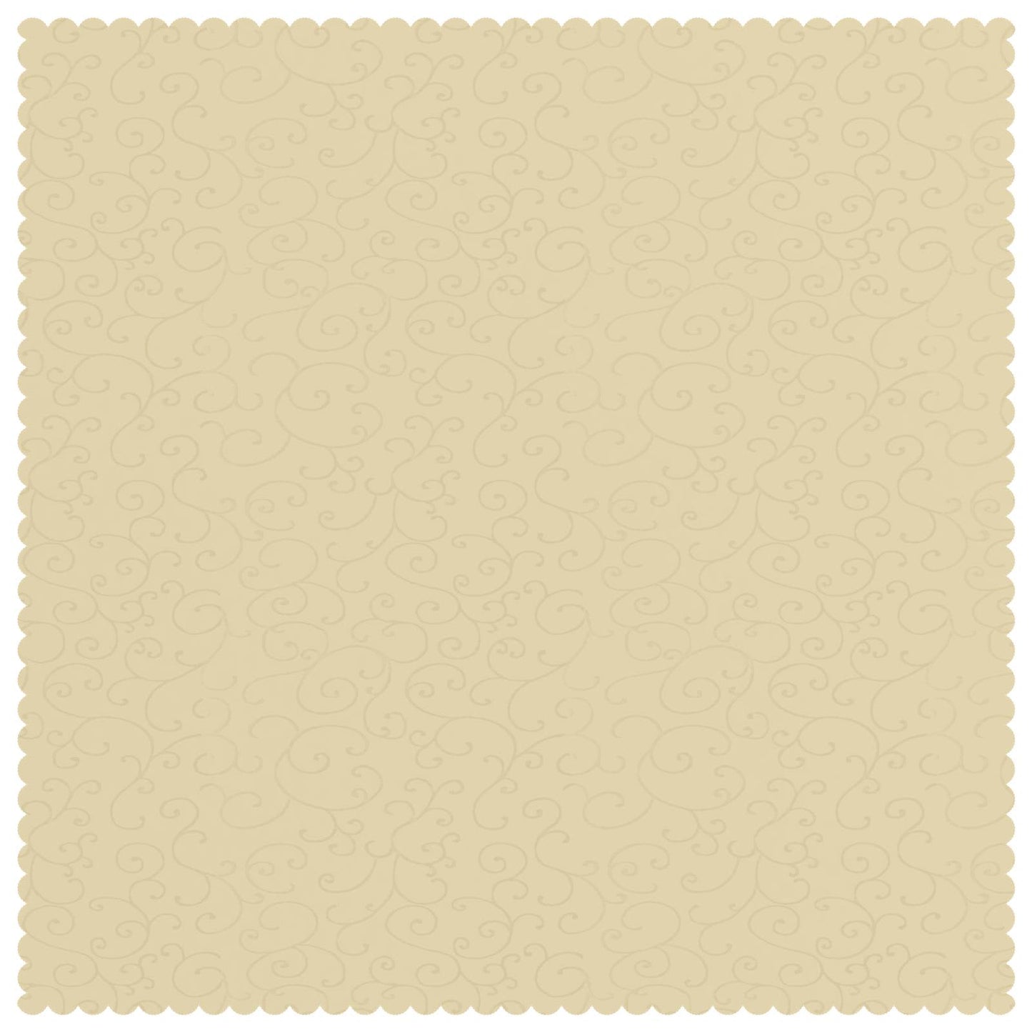 Table Cloth Square Cream White 110 x 110 cm