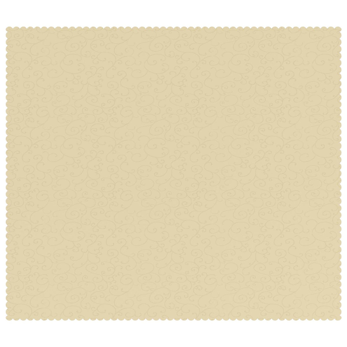 Table Cloth Rectangular Cream White 110 x 140 cm