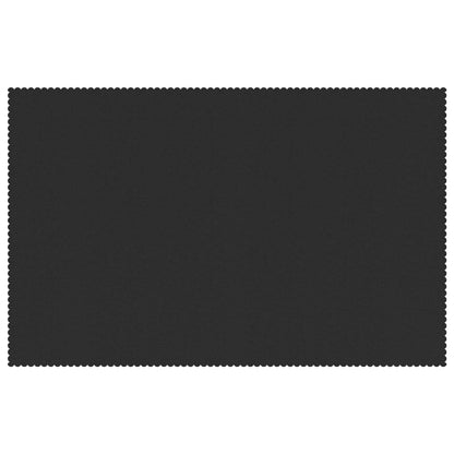 Table Cloth Rectangular Dark Grey 110 x 180 cm