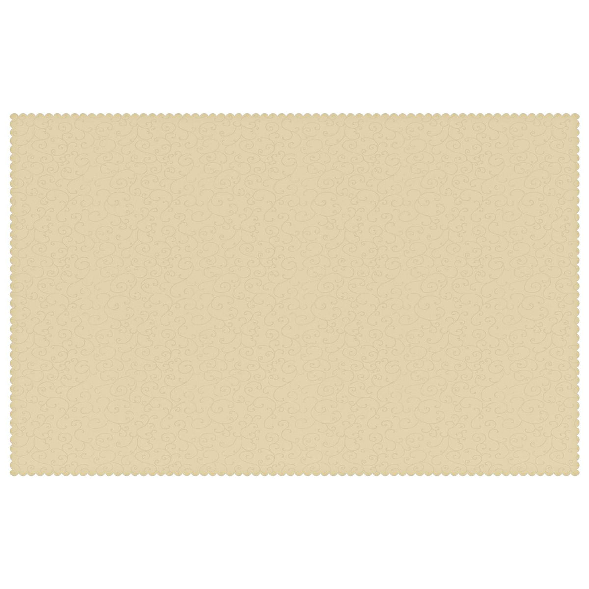 Table Cloth Rectangular Cream White 110 x 180 cm