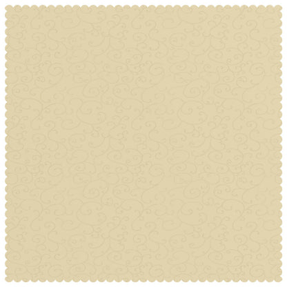 Table Cloth Rectangular Cream White 140 x 140 cm