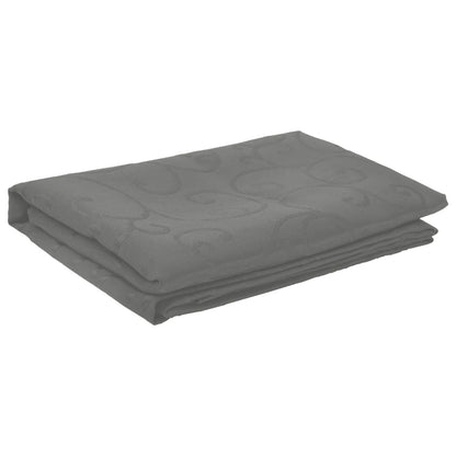 Table Cloth Rectangular Light Grey 140 x 160 cm