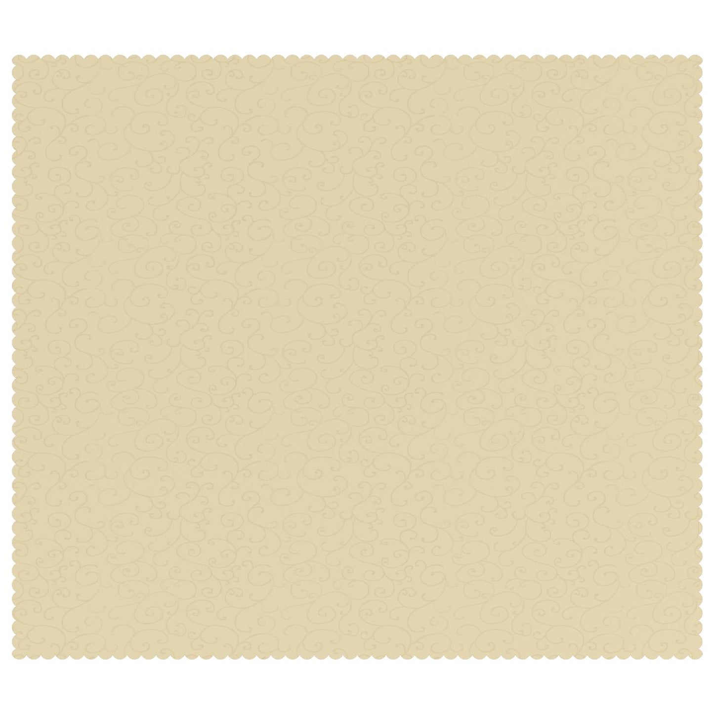 Table Cloth Rectangular Cream White 140 x 160 cm