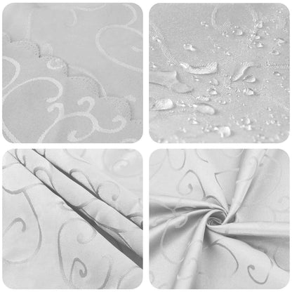 Table Cloth Rectangular White 140 x 160 cm