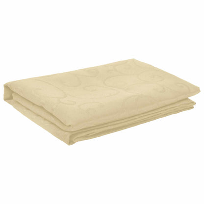 Table Cloth Rectangular Cream White 140 x 180 cm
