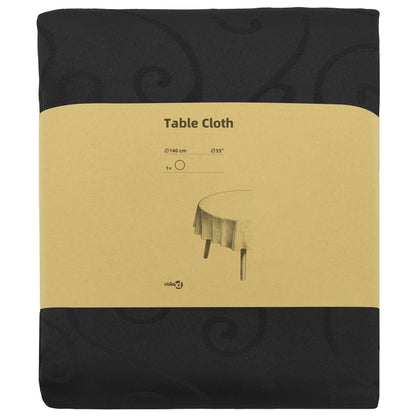 Table Cloth Round Dark Grey Ø 140 cm